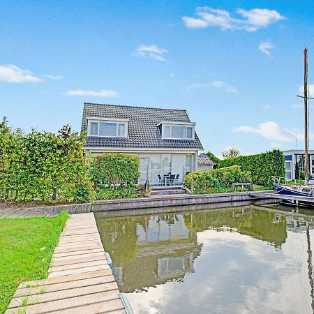 Waterfront Holiday Home With Jetty Boornzwaag over de Wielen Dış mekan fotoğraf