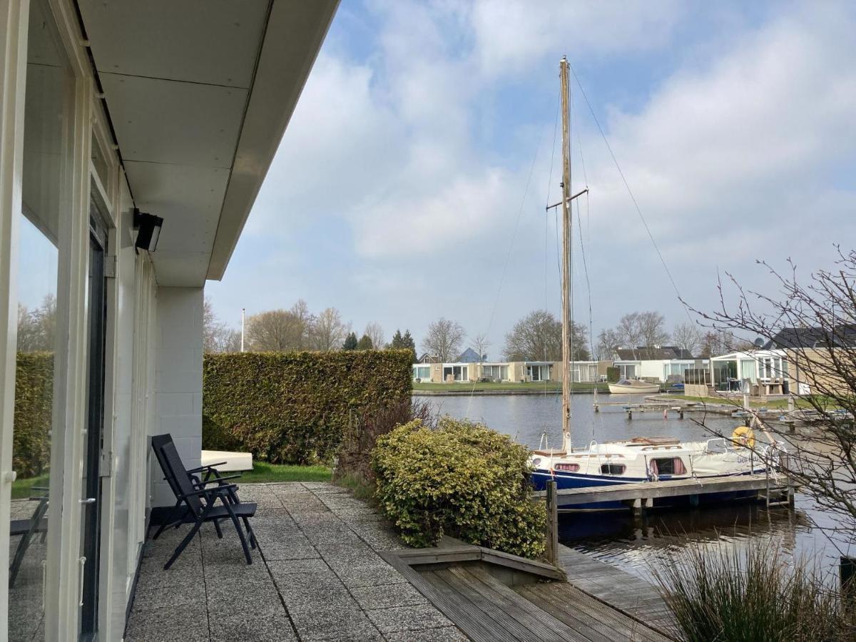 Waterfront Holiday Home With Jetty Boornzwaag over de Wielen Dış mekan fotoğraf